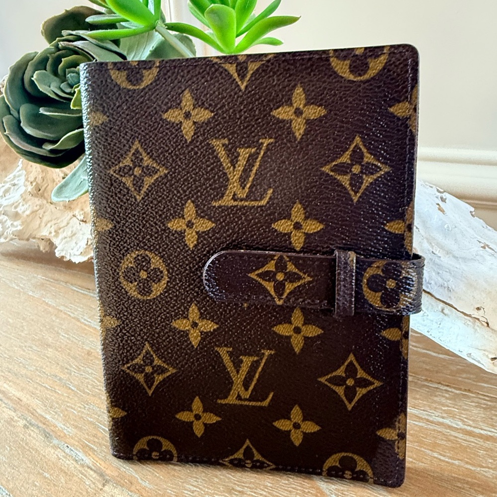 Authentic Louis Vuitton Old Type Photo Case / Pocket Notebook Cover